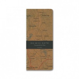 Yamamoto notebook Ro-biki Topographical Map, plain  91×210 mm, 60 pages GA038
