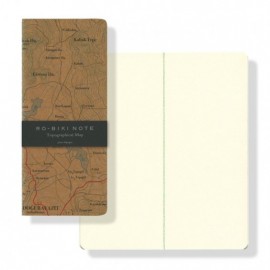 Yamamoto notebook Ro-biki Topographical Map, plain  91×210 mm, 60 pages GA038