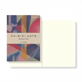 Yamamoto notebook Ro-biki Museum series Blau dotted 88 x 125mm, 60 pages GA043
