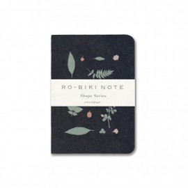Yamamoto notebook Ro-biki, shape series, Wild plants, 88 x 125mm, dotted 60 pages GA084