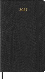 Moleskine Precious and Ethical Diary 2027 Large 13x21, Weekly, 12-Month, Vegan Cover, Black