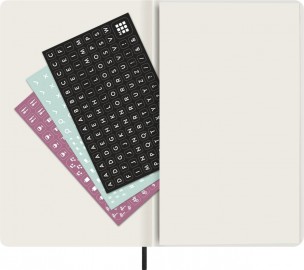 Moleskine Precious and Ethical Diary 2027 Large 13x21, Weekly, 12-Month, Vegan Cover, Black