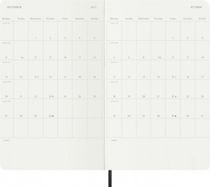 Moleskine Precious and Ethical Diary 2027 Large 13x21, Weekly, 12-Month, Vegan Cover, Black