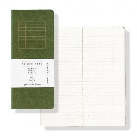 Yamamoto notebook Ro-biki basic style 5mm Ruled  91×210 mm 60 pages GA020 Y