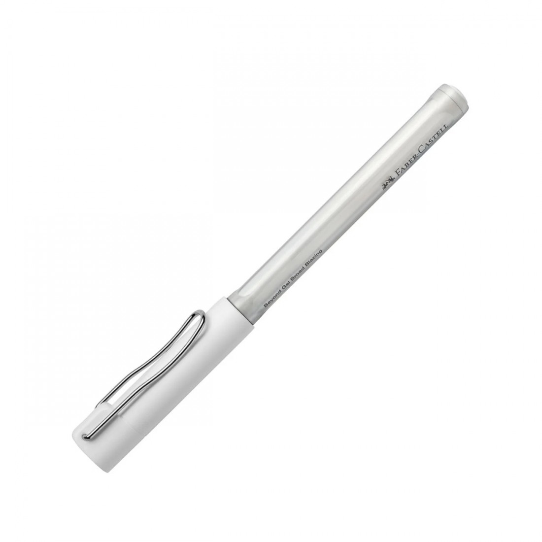 Faber Castell Beyond Gel Pen broad Blazing, 1.0 mm, White 348801