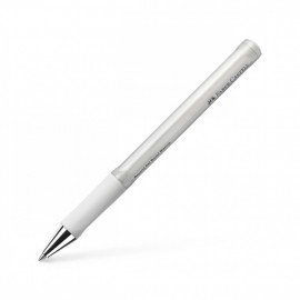 Faber Castell Beyond Gel Pen broad Blazing, 1.0 mm, White 348801