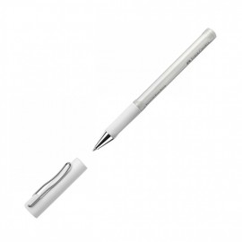 Faber Castell Beyond Gel Pen broad Blazing, 1.0 mm, White 348801