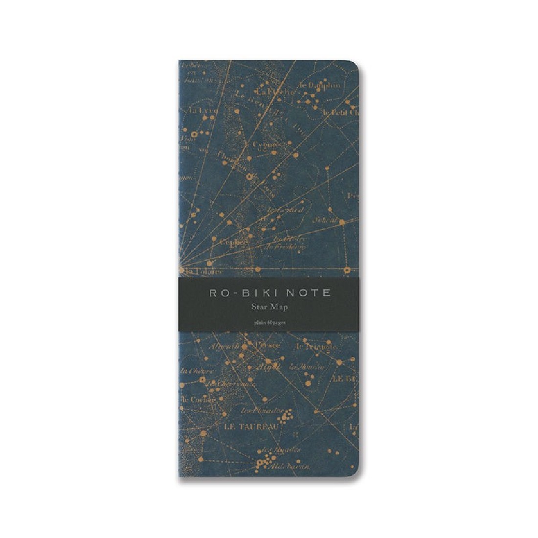 Yamamoto notebook Ro-biki Star Map, plain  91×210 mm,60 pages GA036