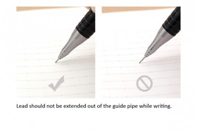 Pentel Orenz 0.5mm Black mechanical pencil PP505A