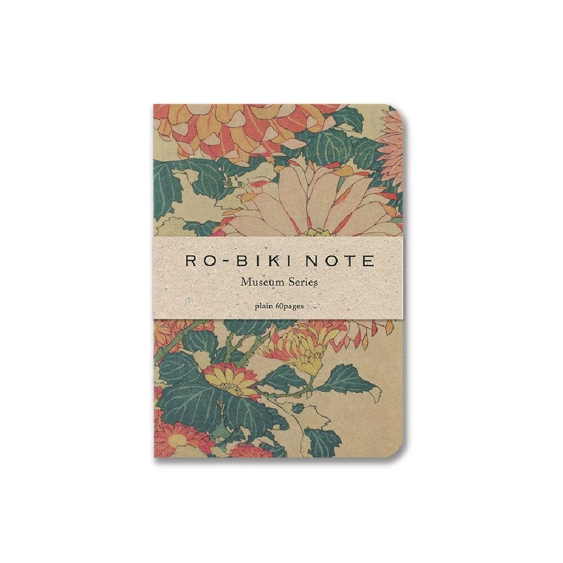 Yamamoto Ro-Biki Note Museum Series Chrysanthemums, dotted 88x125mm GA047