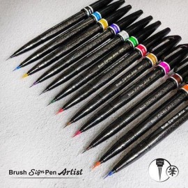Pentel Artist Brush Sign Pen ultra fine - Violet