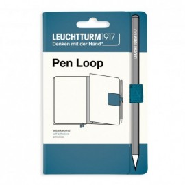 Leuchtturm 1917 Set A5 Stone Blue Hard Cover Notebook and Ballpen plus Pen Loop