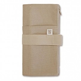 Yamamoto Canvas Cover 22x11,5 cm for Ro-Biki Notes Clay Beige