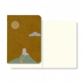 Yamamoto notebook Ro-biki, shape series, Lighthouse, 88 x 125mm, dotted  60 pages GA084