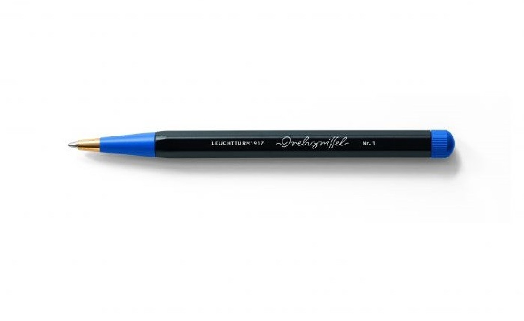 Leuchtturm 1917 Drehgriffel Nr.1 Bauhaus Edition Black Royal Blue Ballpoint pen with royal blue ink 366202