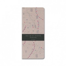 Yamamoto notebook Ro-biki weather map, plain  91×210 mm, 60 pages GA037