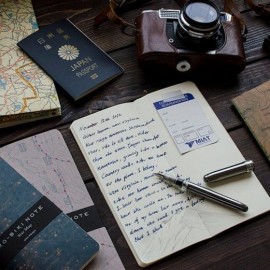 Yamamoto notebook Ro-biki weather map, plain  91×210 mm, 60 pages GA037