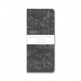 Yamamoto RO-BIKI NOTE Texture Series Gin-nezu 210x90mm, 60 pages, unlined Y