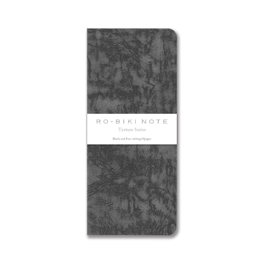 Yamamoto RO-BIKI NOTE Texture Series Gin-nezu 210x90mm, 60 pages, unlined Y