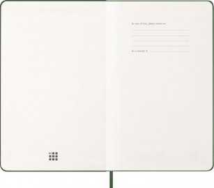 Moleskine Classic Planner 2027 Large 13x21cm, Daily, hard cover, 12 months, Myrtile Green