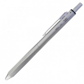 Ohto Multipen 3 in 1, ballpen 0,7mm black and red, with pencil 0,5mm, Silver MS02-MF3-SV