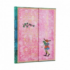 Paperblanks notebook ultra 18x23 Pippi Longstocking story by Astrid Lindgren, hard cover ruled