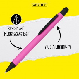 Online Ballpen ALU Stylus pink 32117