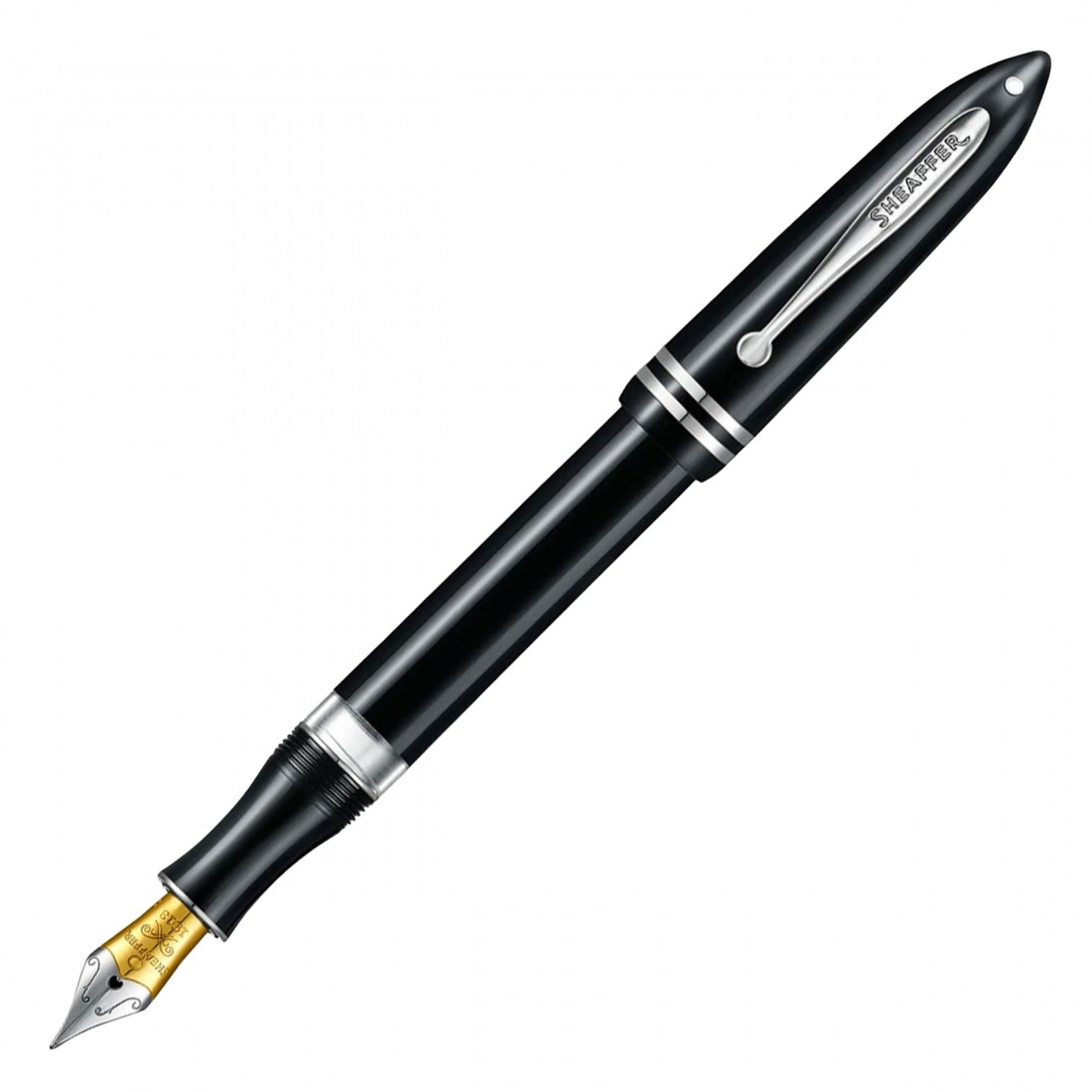 Sheaffer Balance III E892 Glossy Black CT Fountain Pen