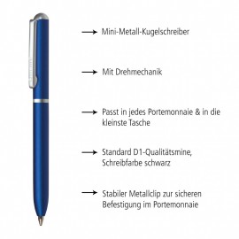 Twist Ballpen Mini Portemonnaie blue 43009 OnLine