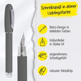 Online Highway Anthracite fountain pen 38289