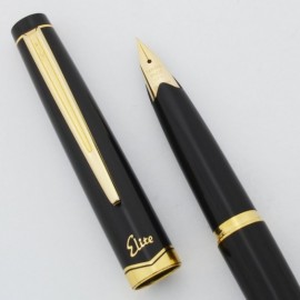 Pilot Elite 95S Black GT gold nib 14k Fountain pen