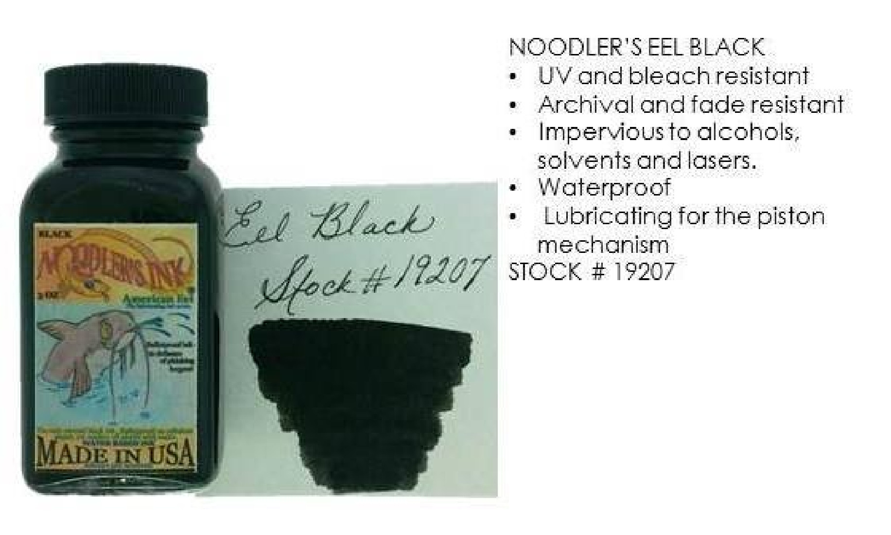 Noodlers ink Eel Black 90ml  19207