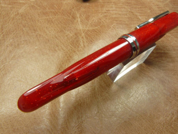Conklin Empire stardust red fountain pen