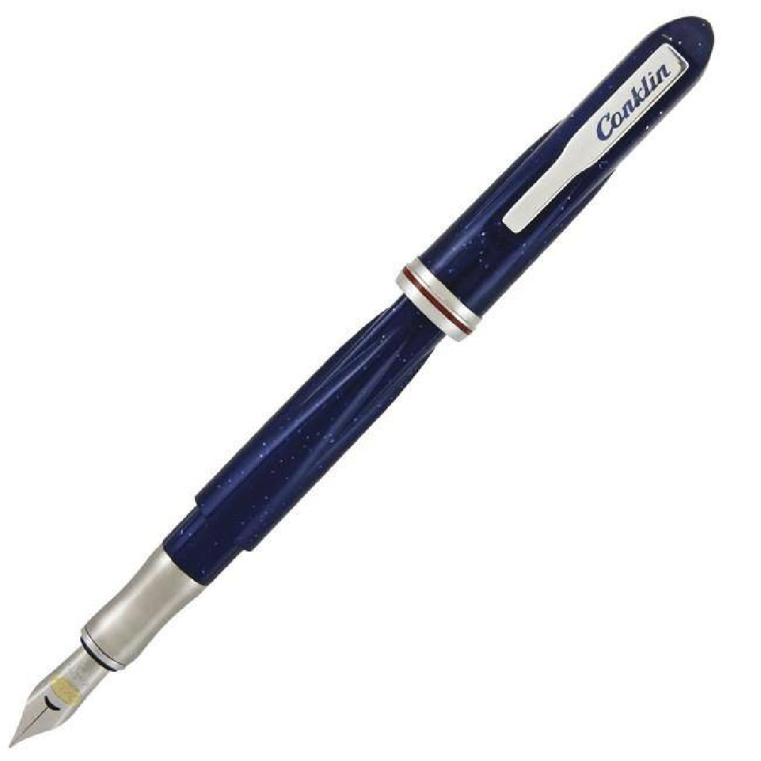Conklin Empire stardust blue fountain pen