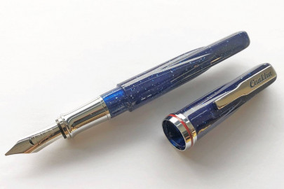 Conklin Empire stardust blue fountain pen