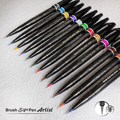 Pentel Art Brush Pen Brown
