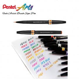Pentel Artist Brush Sign Pen ultra fine- Yellow