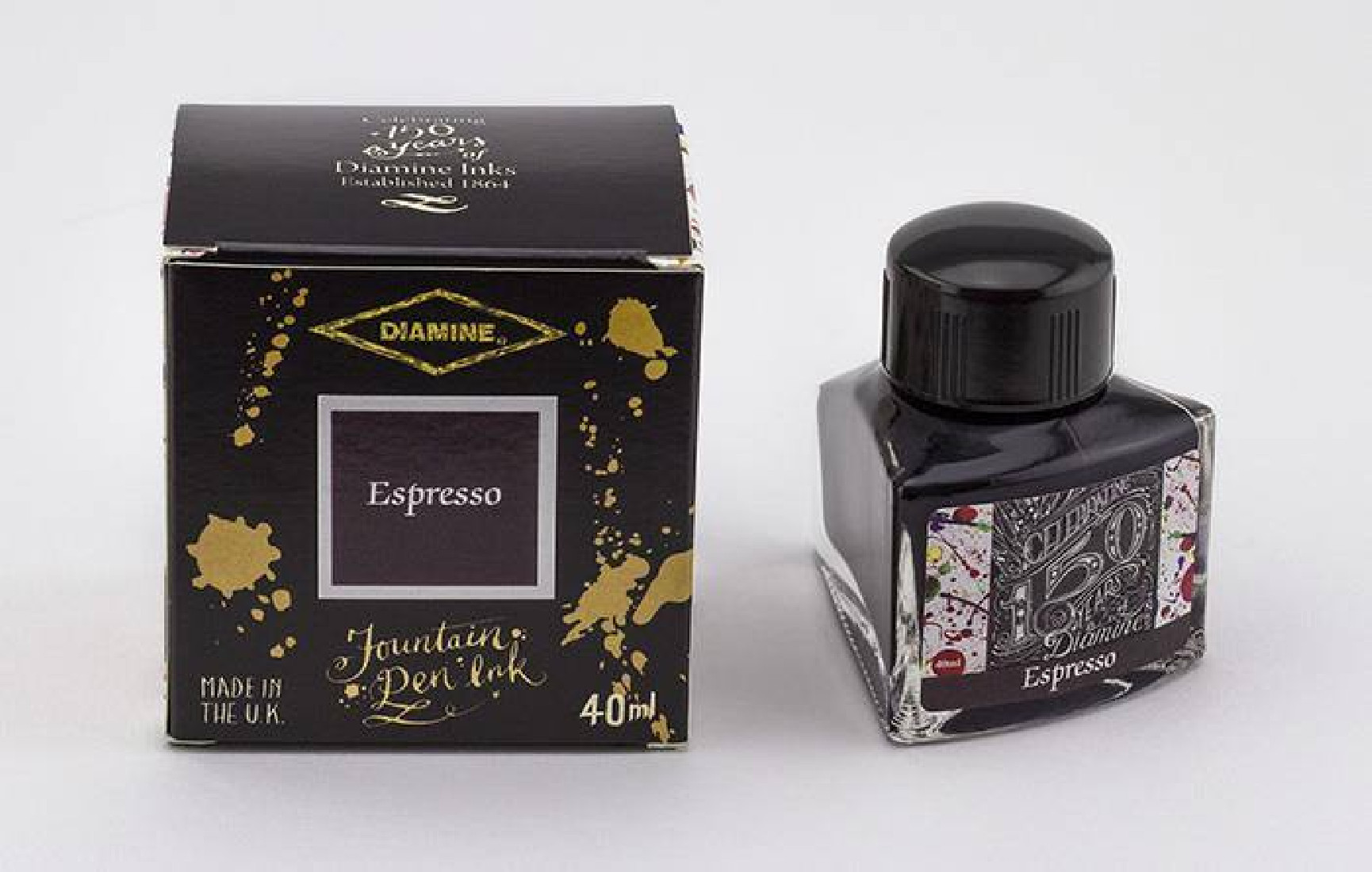 Diamine 40ml Espresso 1114 150 years anniversary Fountain pen ink