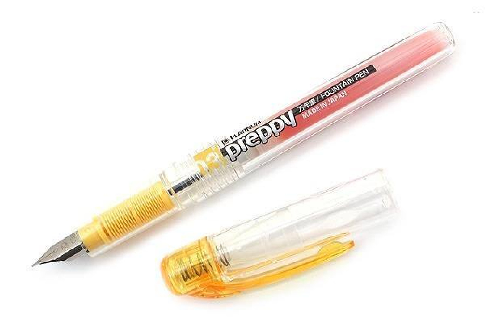 Platinum Preppy Yellow Fountain Pen PSQ-300