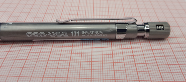 Platinum Pro Use 171 0,3 Mechanical pencil MSDA-1500A with snork system