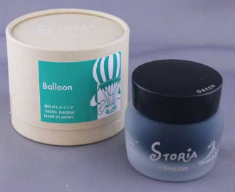 Sailor Storia green ink 30ml Balloon