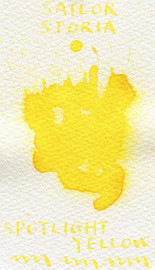 Sailor Storia Yellow ink 30ml Spotlight