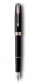 Parker Sonnet Black Lacquer PT Steel Nib Fountain Pen 1931499