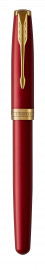 Parker Sonnet Lacquer Red - Gold Trims Rollerball