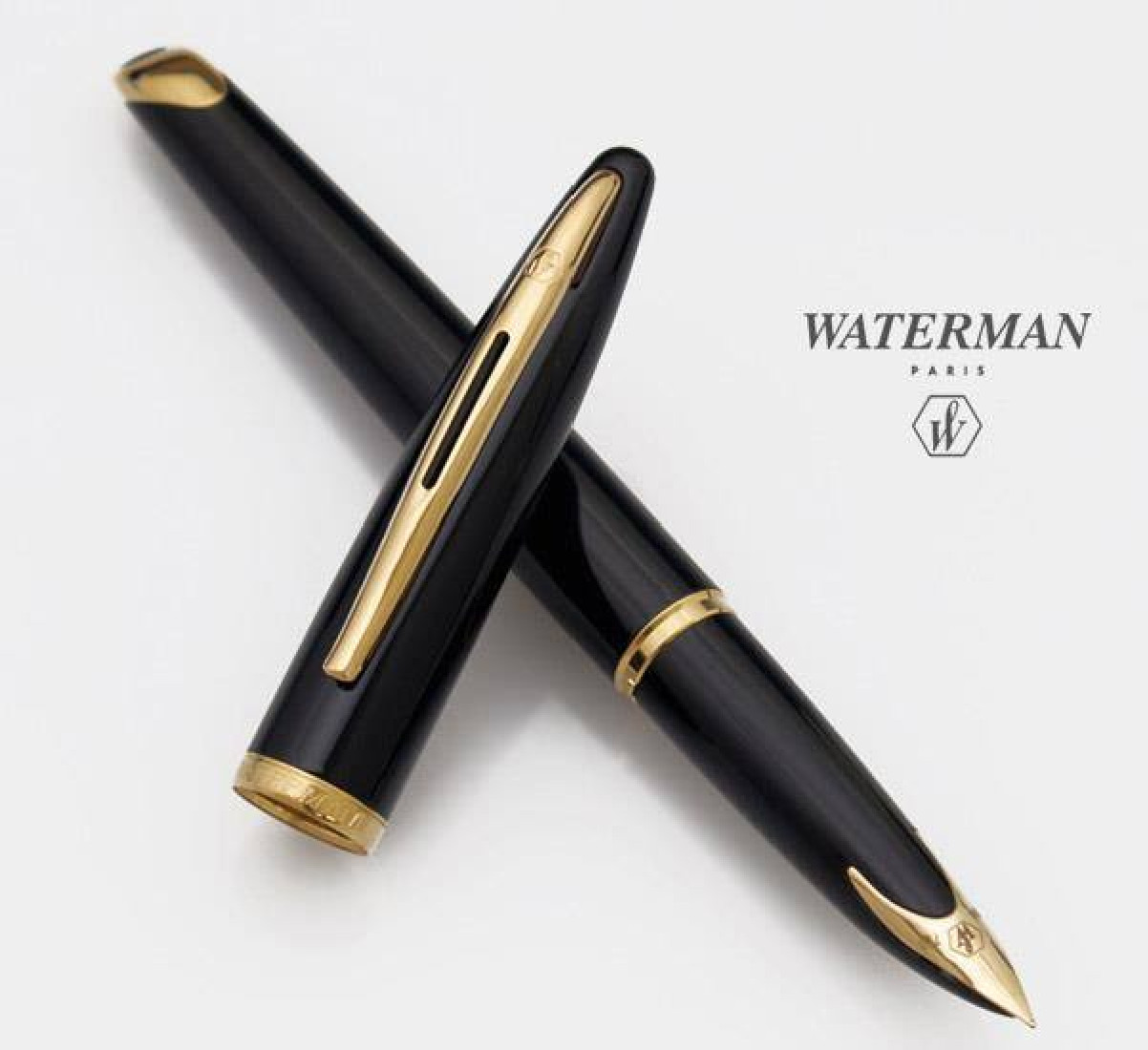 NEW in box 2100328 Medium Point Waterman Embleme Fountain Pen in Ivory 