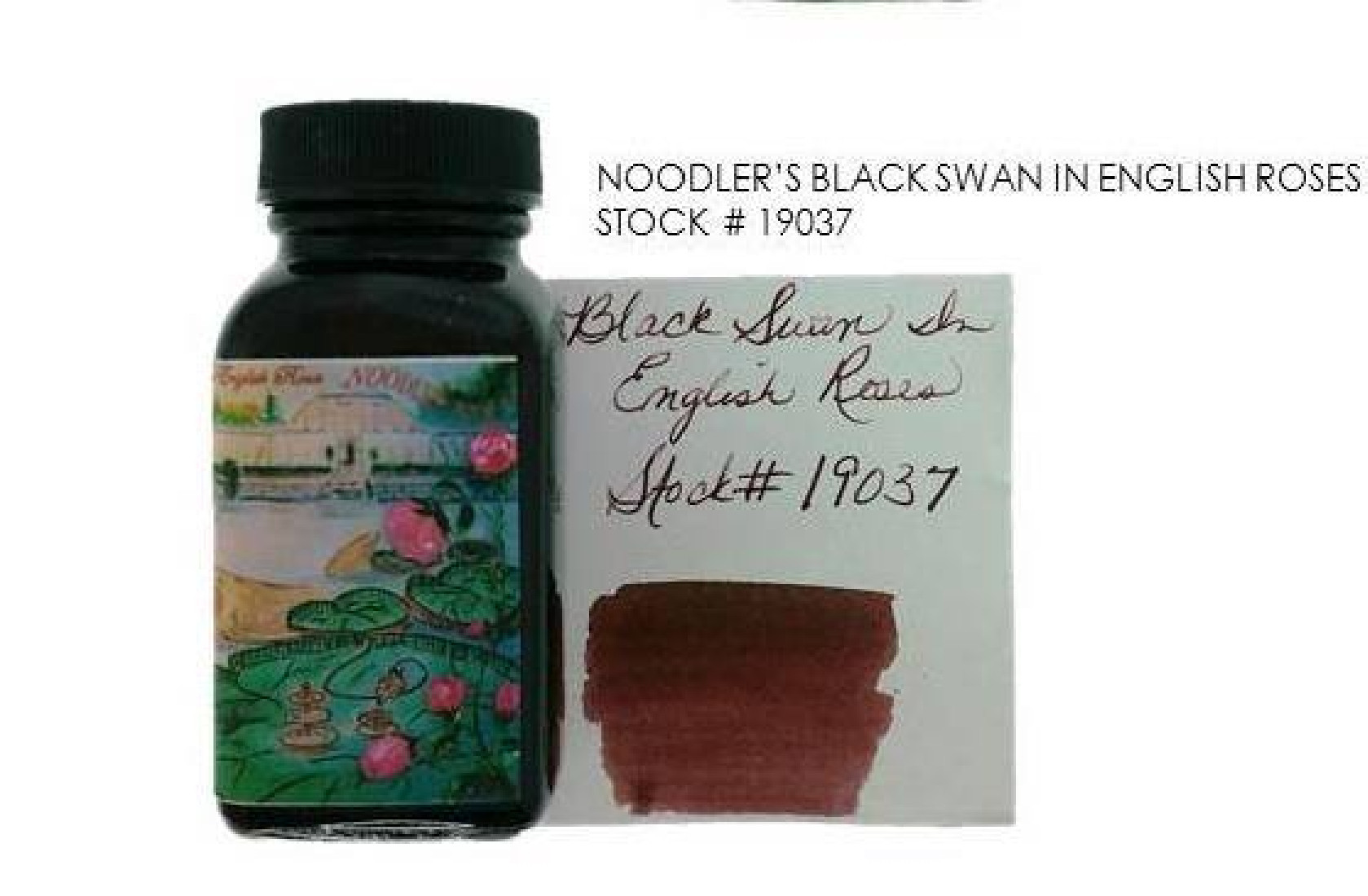 Noodlers ink Black Swan English Roses  90ml 19037