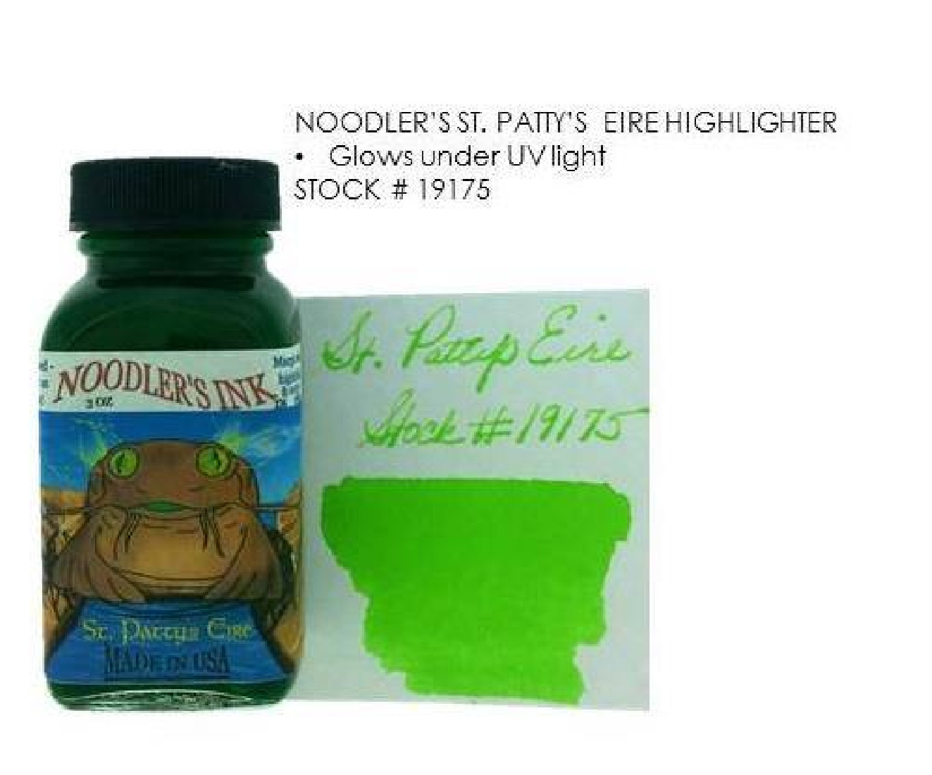 Noodlers ink St. Pattys Eire Highlighter  90ml 19175