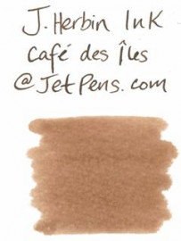 10ML FOUNTAIN PEN INK 13046 CAFE DES ILES (ISLAND COFFEE BROWN) J.HERBIN