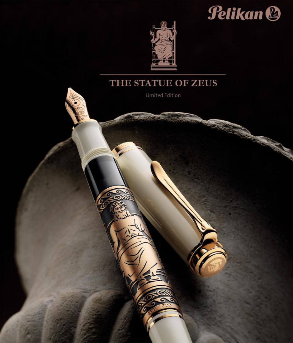 Pelikan Limited Edition The Statue of Zeus Zeus Beautiful Item From Japan 