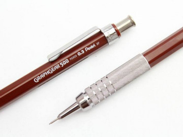 Pentel Graphgear 500 Brown 0.3mm mechanical pencil PG523-E